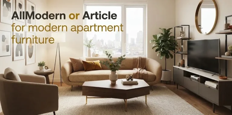 AllModern or Article for modern apartment furniture