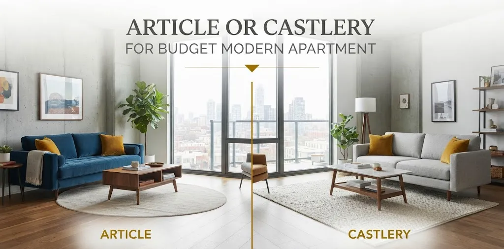 Article or Castlery for budget modern apartment