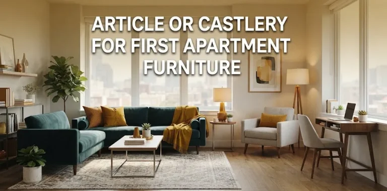 Article or Castlery for first apartment furniture