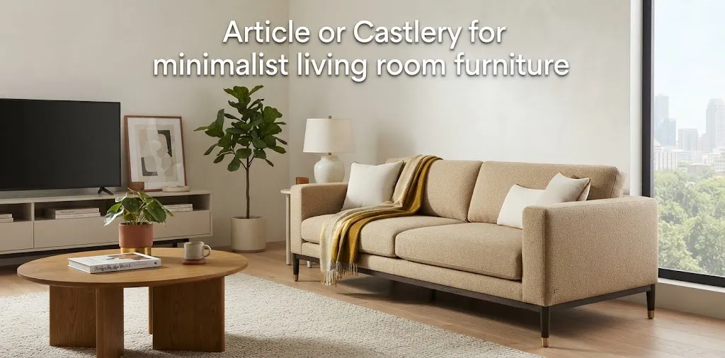 Article or Castlery for minimalist living room furniture