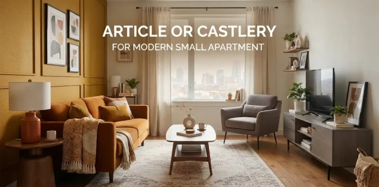 Article or Castlery for modern small apartment