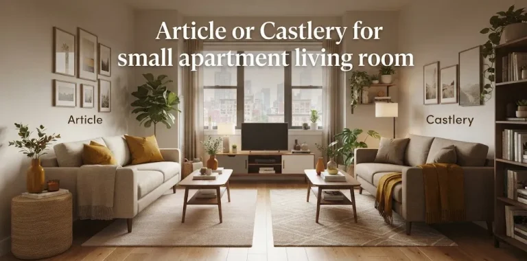 Article or Castlery for small apartment living room