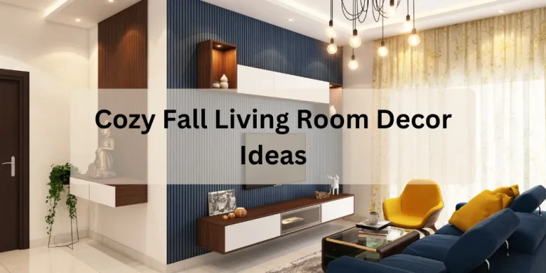 Cozy Fall Living Room Decor Ideas