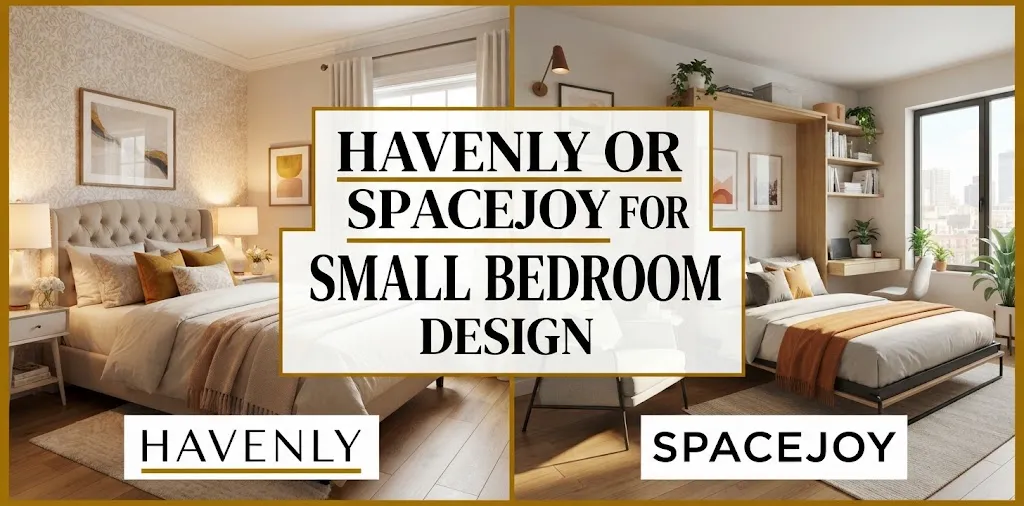 Havenly or Spacejoy for small bedroom design