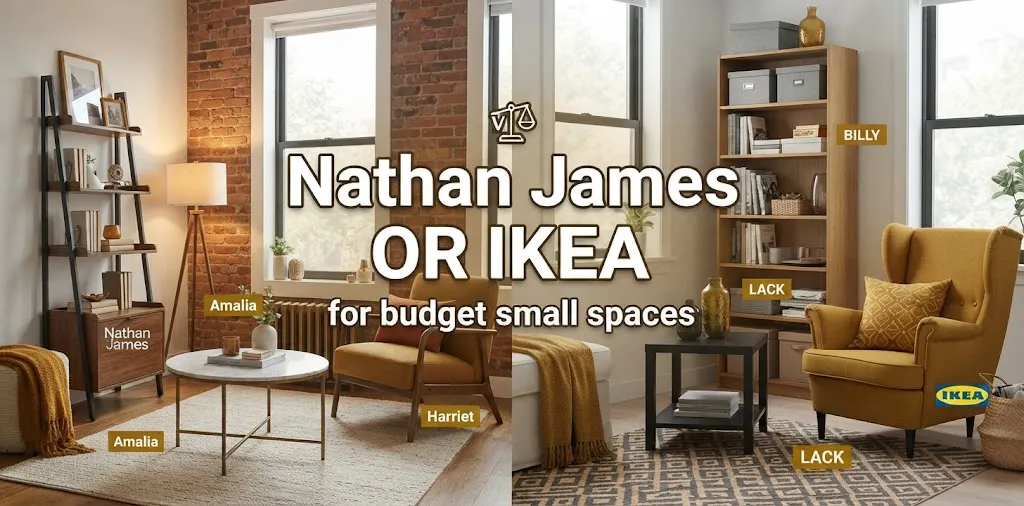 Nathan James or IKEA for budget small spaces