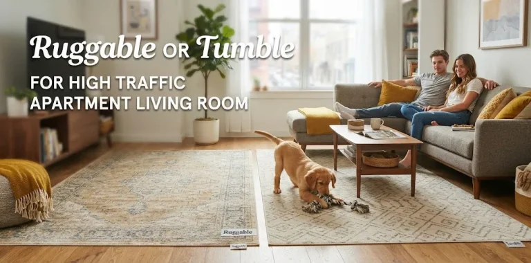 Ruggable or Tumble for high traffic apartment living room