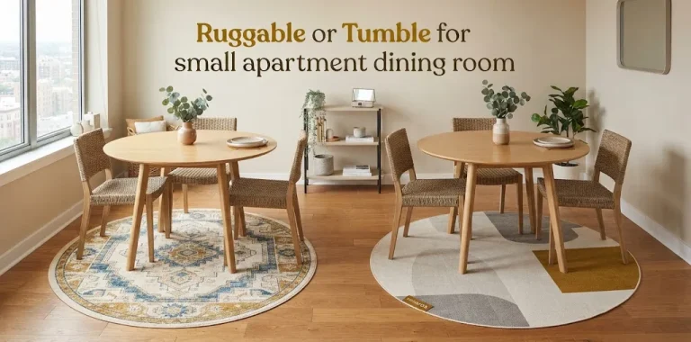 Ruggable or Tumble for small apartment dining room